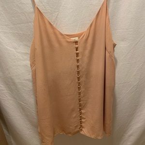 Aritzia Wilfred Blush Button Down Top